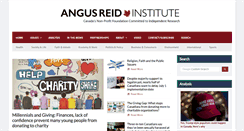 Desktop Screenshot of angusreid.org
